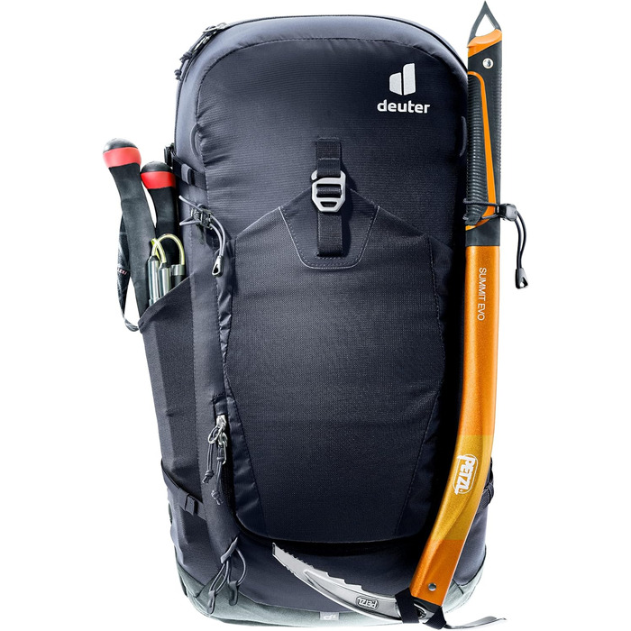Чоловічий туристичний рюкзак Deuter Trail Pro 33 л, чорний, для хайкінгу та скелелазіння