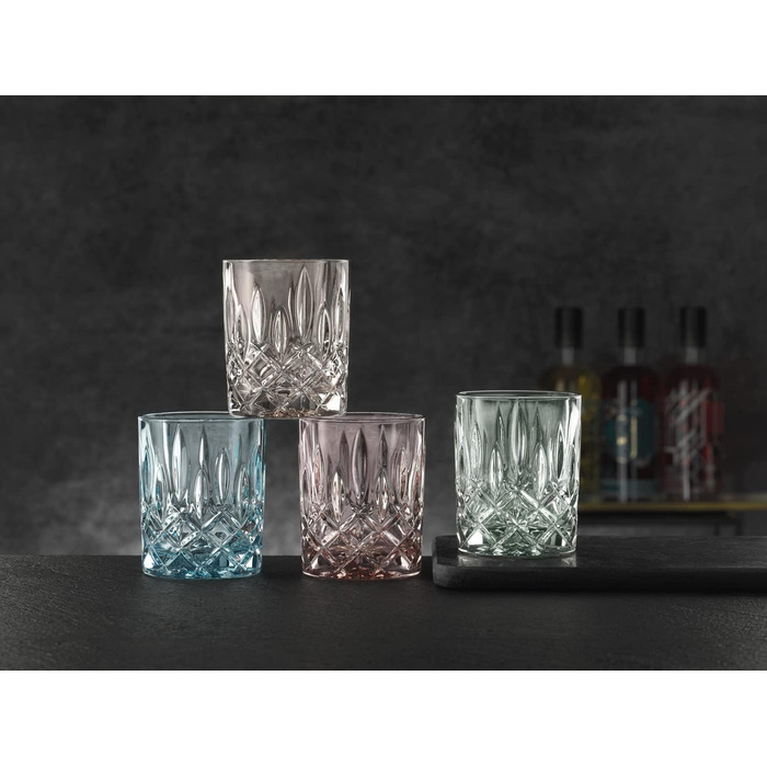 Набір склянок для віскі Spiegelau & Nachtmann Noblesse Fresh, 295 мл, 4 шт, рожеве кришталеве скло