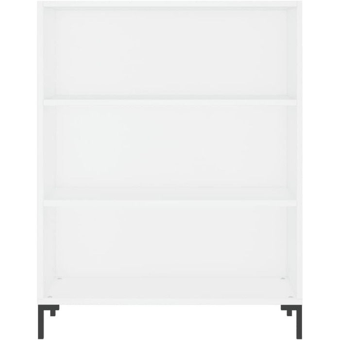 vidaXL книжкова шафа бетонно-сіра 69,5x32,5x90 см ДСП