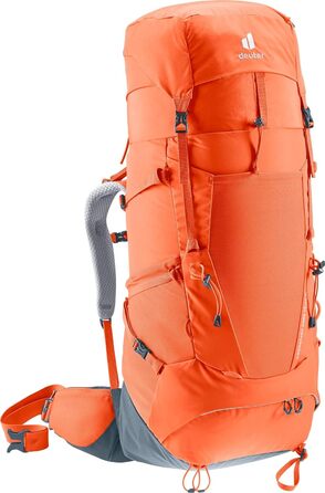 Жіночий трекінговий рюкзак Deuter Aircontact Core 45+10 л, паприка-графіт