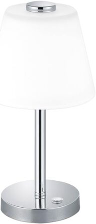 Настільна лампа Trio Leuchten Emerald 4 Вт, хром, інтегрований LED, 15x15x29 см