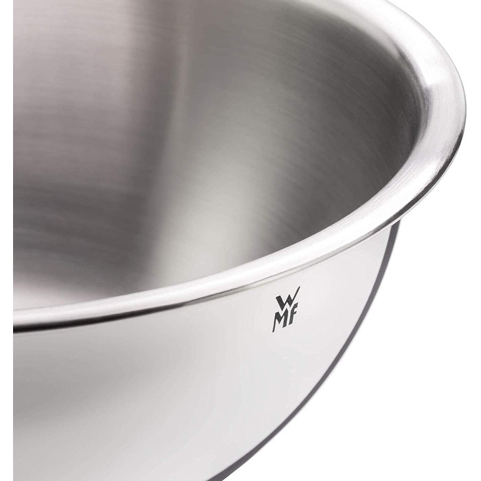 Набір кухонних мисок WMF Function Bowls, 2 шт., діаметр 22 та 24 см, Cromargan нержавіюча сталь, багатофункціональний (для замішування, салатів, подачі), складений, набір мисок