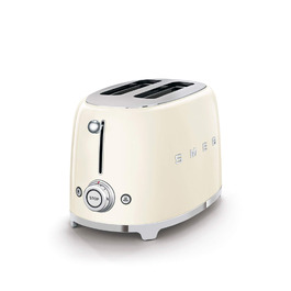 Тостер Smeg TSF01CREU Cream 2-слотовий, 6 рівнів підсмажування, функція розморожування та підігріву, 950 Вт