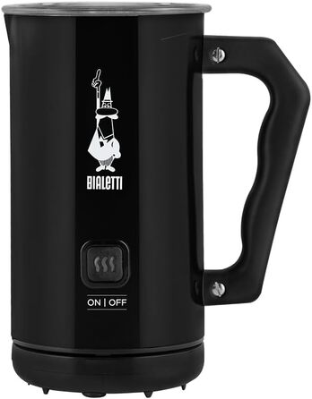 Bialetti електричний спінювач молока для капучино, 150 мл/300 мл, чорний