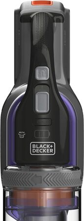 Пилосос BLACK+DECKER 4в1 акумуляторний, 18В, 1.5Аг, безмішковий, ручний і вертикальний, електрощітка для шерсті тварин, 2в1 насадка для щілин, щітка для шерсті, акумулятор, зарядний пристрій, кріплення на стіну, модель 2020