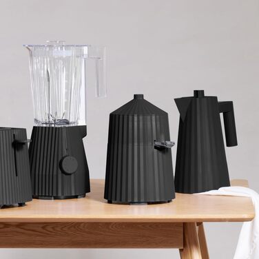 Електрична вижималка для цитрусових Alessi Plissé MDL07 W, термопластик, 80 Вт, чорна