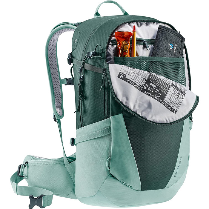 Жіночий туристичний рюкзак Deuter Futura 25 SL, 25 л, лісовий нефрит