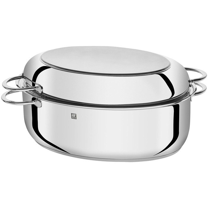 Жаровня з кришкою Zwilling Plus овальна 8,5 л 38х25 см сталь