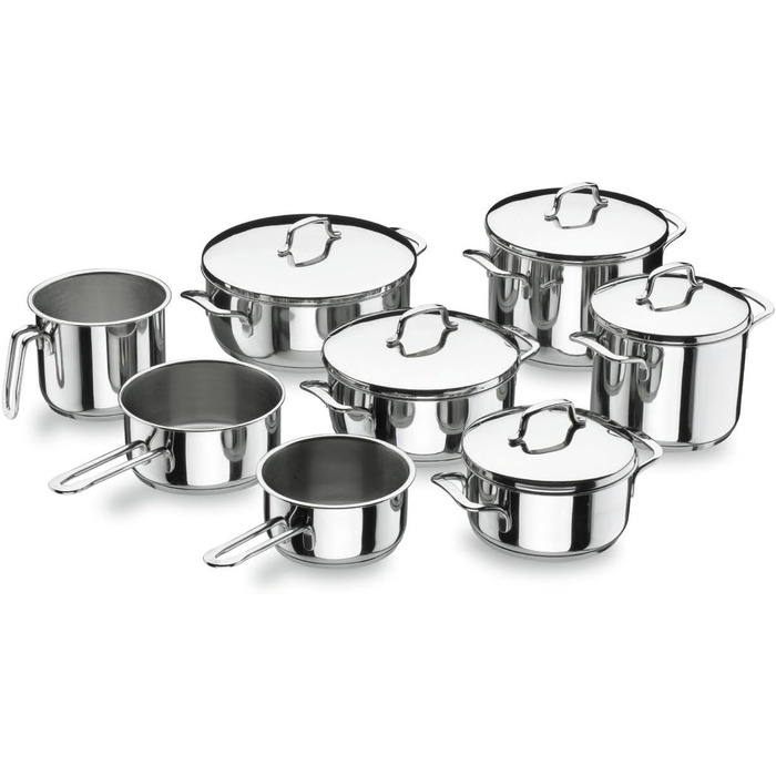 Каструля з кришкою Lacor Gourmet 28 см, нержавіюча сталь