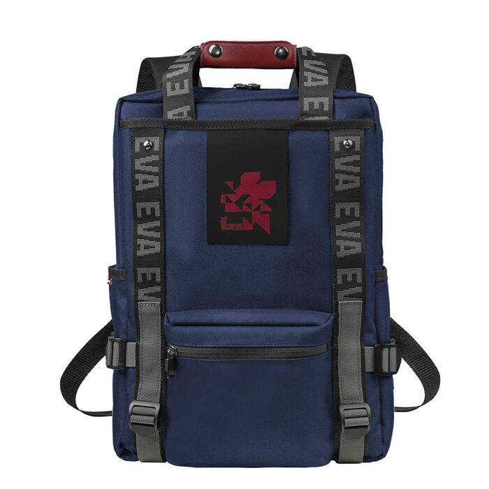 Рюкзак FIREFIRST x RADIO EVA Evangelion з символічним тегом, синій (28×41×14 см)