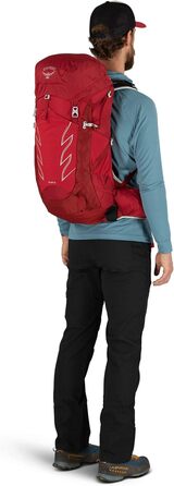 Туристичний рюкзак Osprey Talon 33 для чоловіків L-XL, червоний