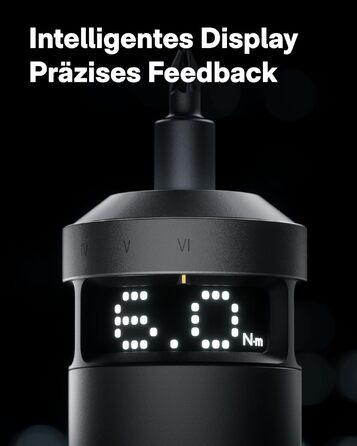 HOTO PixelDrive Електричний Шуруповерт з Дисплеєм, 6 Режимів, 0.5-6 Нм, 30 Біт, USB-C, для Електроніки та Дому