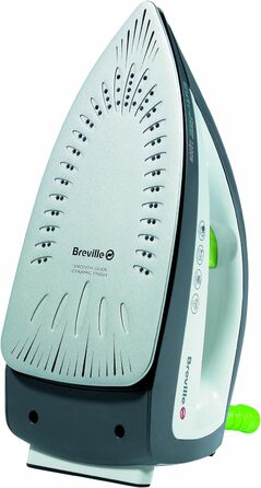Парова праска Breville VSG002X з центральним парогенератором, необмежена автономність, біло-сіра