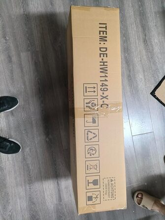 Туалетний столик YU YUSING з LED-підсвіткою, дзеркалом та стільцем, 3 шухляди, 2 полиці, регульована яскравість, косметичний стіл з круглим дзеркалом, дуб