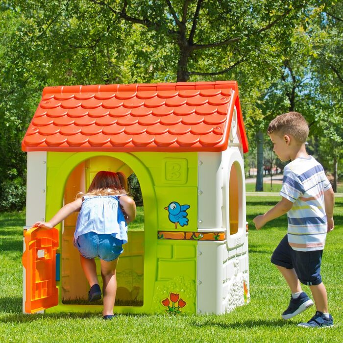 Дитячий будиночок Feber Fantasy House FAMOSA (FEH17000) для ігор вдома та на вулиці, багатокольоровий, з дверцятами, 2-6 років