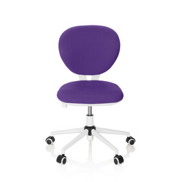 Дитячий стілець / дитячий письмовий стілець KID VIVO тканина фіолетовий hjh OFFICE