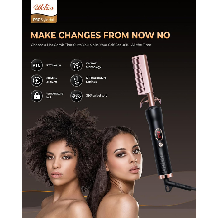 Мультистайлер для волосся 6 в 1 Airstyler, 1400 Вт, іонізація, автоматичний локон, професійна гаряча щітка, випрямляч і фен