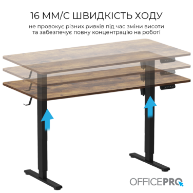 Комп’ютерний стіл з електрорегулюванням висоти OfficePro ODE1470DW