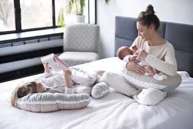 Подушка для годування Motherhood Stillkissen, ергономічна, Оeko-Tex Standard 100, квадратна, кольору абрикос