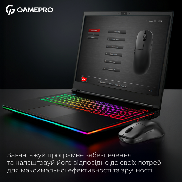 Бездротова ігрова миша GamePro Asgard Loki (GM022B)