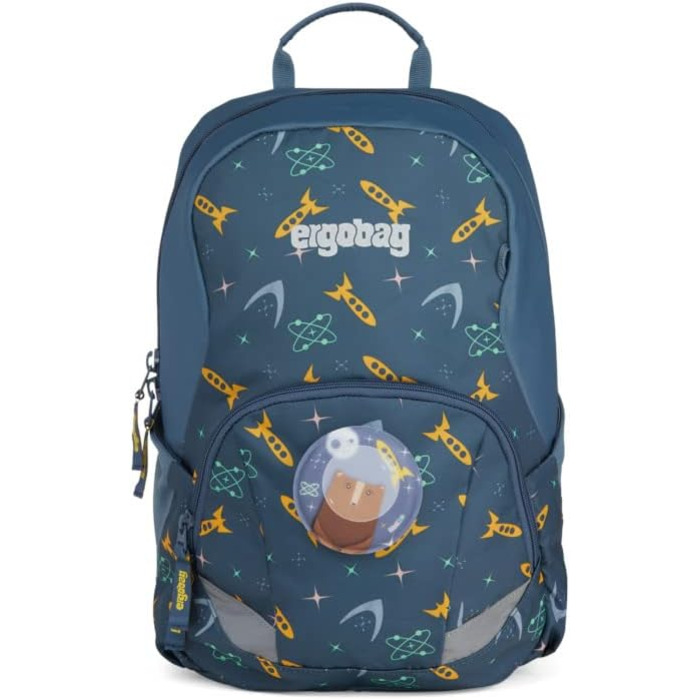 Дитячий рюкзак Ergobag Ease Large 10 л, синій з ведмедиком, для дитсадка та дозвілля