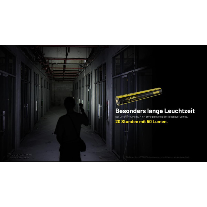 Ліхтарик Nitecore MT2A PRO 1000 люмен, акумуляторний, тактичний, USB-зарядка, чорний