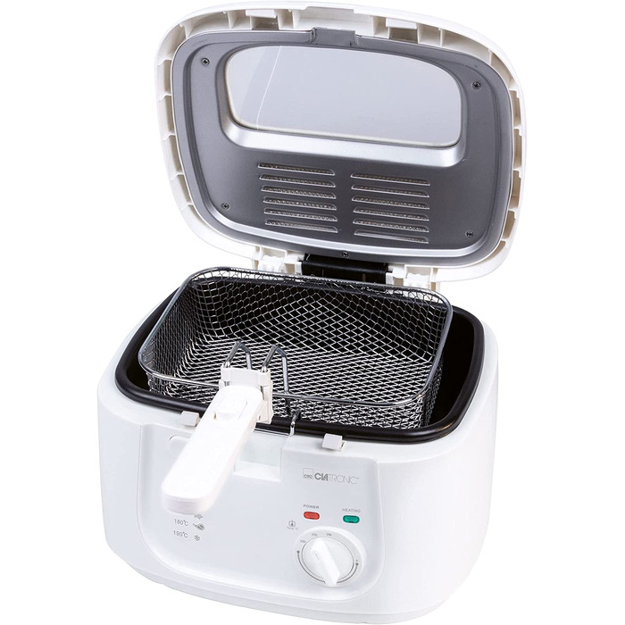 Фритюрниця Clatronic FR 3771, 2,5 л, антипригарна, з фільтром, термостатом