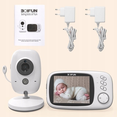 Електронна відеоняня Boifun VB603, біла