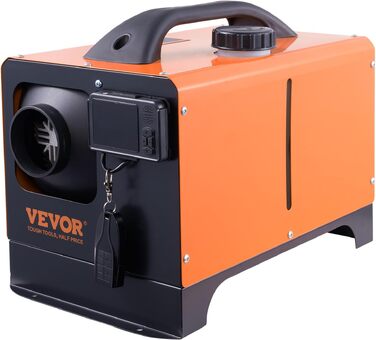 Автономний дизельний обігрівач повітря VEVOR 12V 5кВт з LCD-дисплеєм, Bluetooth-керуванням та пультом (10 м)