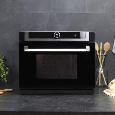 Пароварі-піч Cecotec Bake&Steam 4000 Combi Gyro, 2400 Вт, 3-в-1: пароварка, конвекційна піч та аерофритюрниця, 40 л, 7 функцій