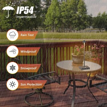 LED настільна лампа Aipsun, 2 шт., димована, акумуляторна, бездротова, антрацит, алюміній, IP54, USB-C, 2700K/4000K/6000K, водостійка