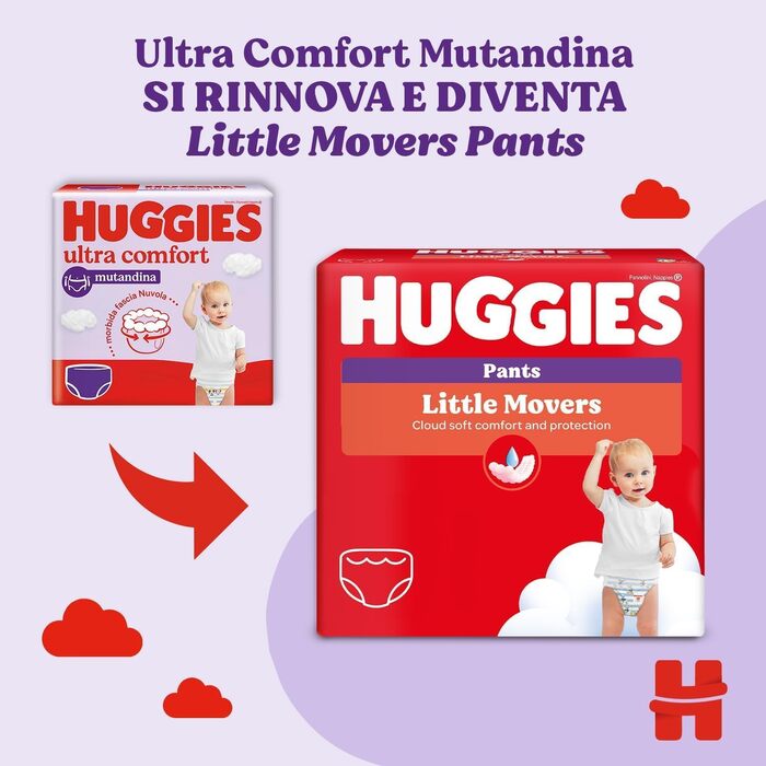Підгузки-трусики Huggies Ultra Comfort, розмір 6 (15-25 кг), 52 шт.