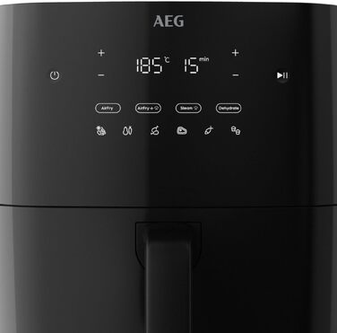 Аерофритюрниця AEG AAF7B Heissluftfritteuse 7000 Serie 8000, 6.9 л, чорна