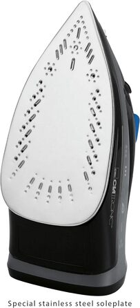 Парова праска Clatronic DB 3703, 1800 Вт, 23 парові отвори, 150 мл, самоочищення, 3 рівні подачі пари, нержавіюча підошва, чорна