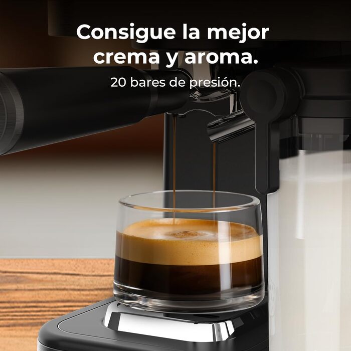 Еспресо-машина Cecotec Power Espresso 20: еспресо, капучіно, холодний кофе, 20 Bar, професійна якість