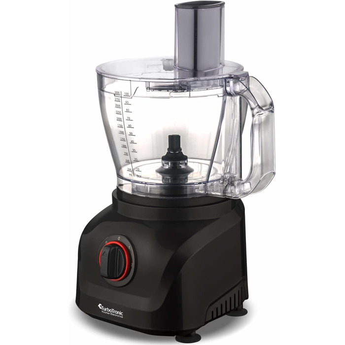 Кухонний комбайн TurboTronic 1900Вт з блендером, 3 л, 1,5 л скляна карафа, терка, цитрус-прес, подрібнювач льоду