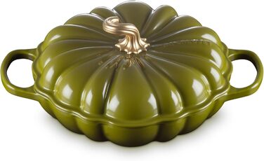 Каструля для тушкування Le Creuset з емальованого чавуну, 2.75 л, білий колір (Leaf It to Me)