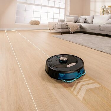 Робот-пилосос та робот-мийник Cecotec Conga M100 з ШІ та керуванням через додаток. Потужність всмоктування 20000Pa, штучний інтелект, силіконова щітка Anti-Tangle, обертові мопи, автономність до 220 м²