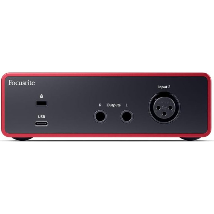 Focusrite Scarlett Solo 4 (4th Gen) USB аудіоінтерфейс для гітаристів, вокалістів та продюсерів - студійна якість звуку + ПО
