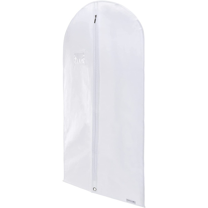 Дихаючий чохол для одягу Hangerworld 100 см, білий, з отвором для транспортування, набір 3 шт.