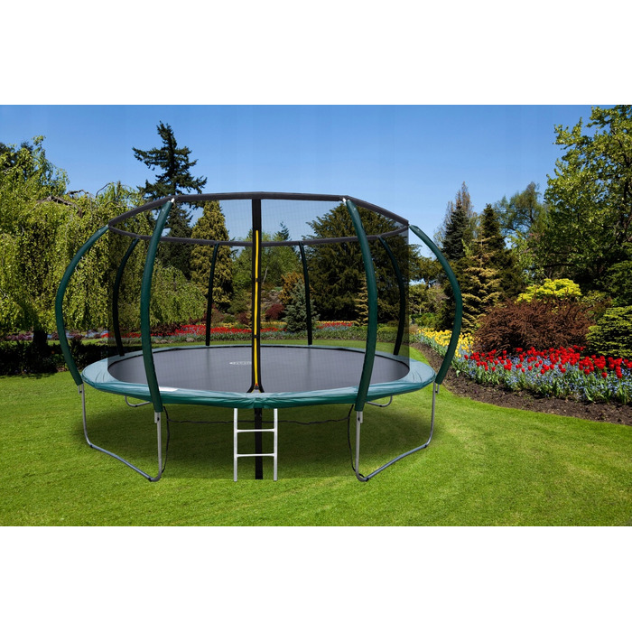 Батут із захисною сіткою FIT-NET 374 см FT 12 (365-374 см)