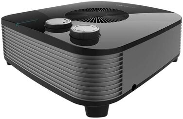 Електричний обігрівач Cecotec ReadyWarm Force, 2000W, чорний. Регульований термостат, 2 режими потужності, 3 режими роботи, зона покриття до 20м²