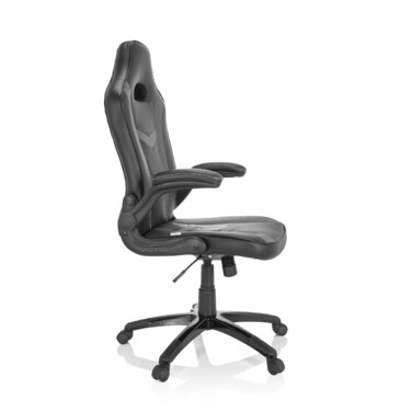 Офісне крісло / крісло керівника GAME SPORT B імітація шкіри чорний HJH OFFICE