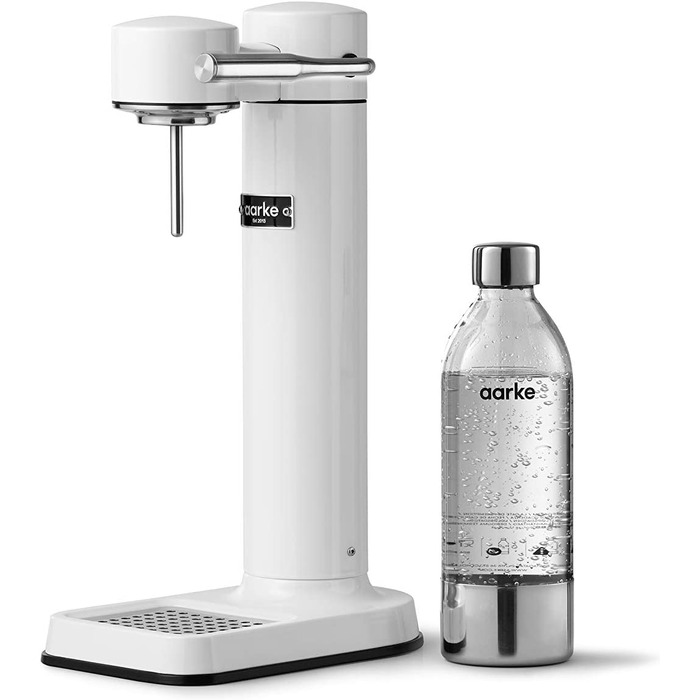 Сифон для газування води Aarke Carbonator 3 з PET-пляшкою 1л, сталевий