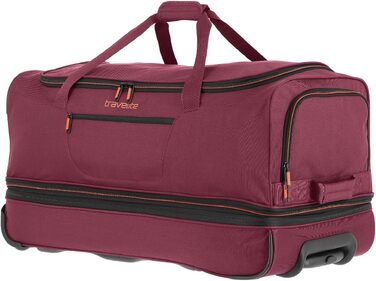 Дорожня сумка на колесах Travelite Basics Duffle L, 98-119 л, 70 см, виноградно-помаранчева