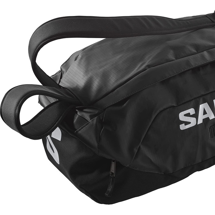 Сумка-баул Salomon Duffel 45 л для подорожей, унісекс, міцна, чорна