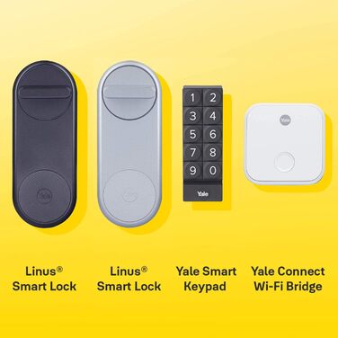 Yale Connect Wi-Fi Bridge для розумного замка, віддалений доступ, інтеграція з голосовим асистентом, білий