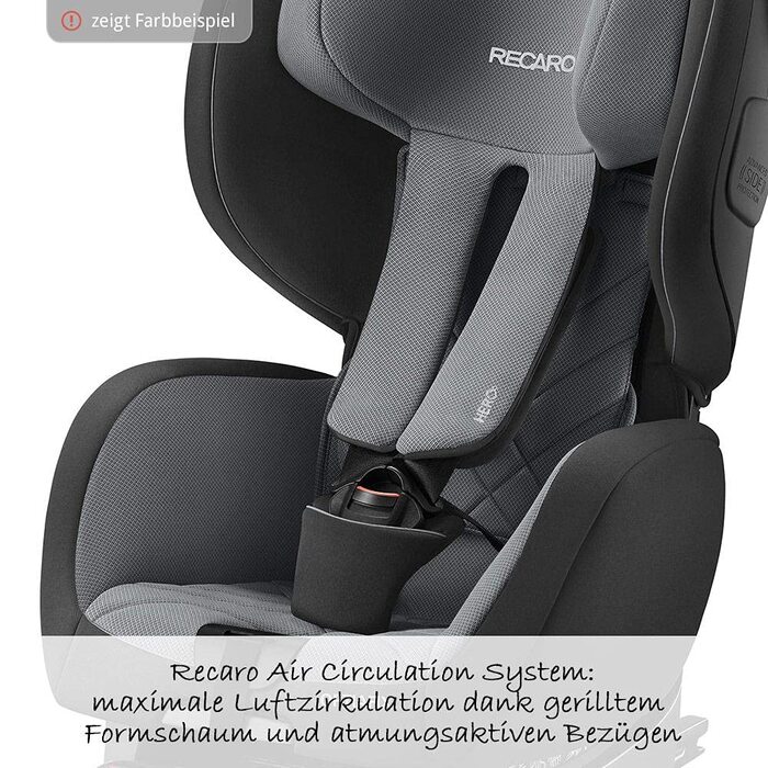 Дитяче автокрісло RECARO Optiafix, червоне, ISOFIX