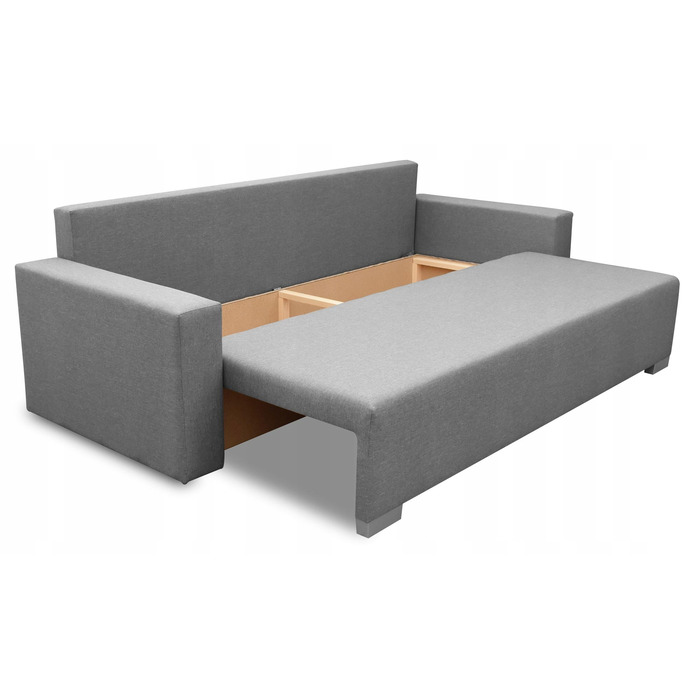 Диван BIRD Meble, 230 x 84 см, оббивка тканина, сірий