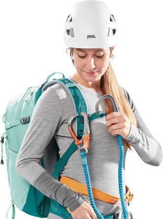 Жіночий туристичний рюкзак Deuter Trail 23 SL Glacier 23 л (2024), для хайкінгу та via ferrata